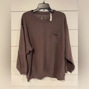 AERIE - women’s oversized sweatshirt - LARGE